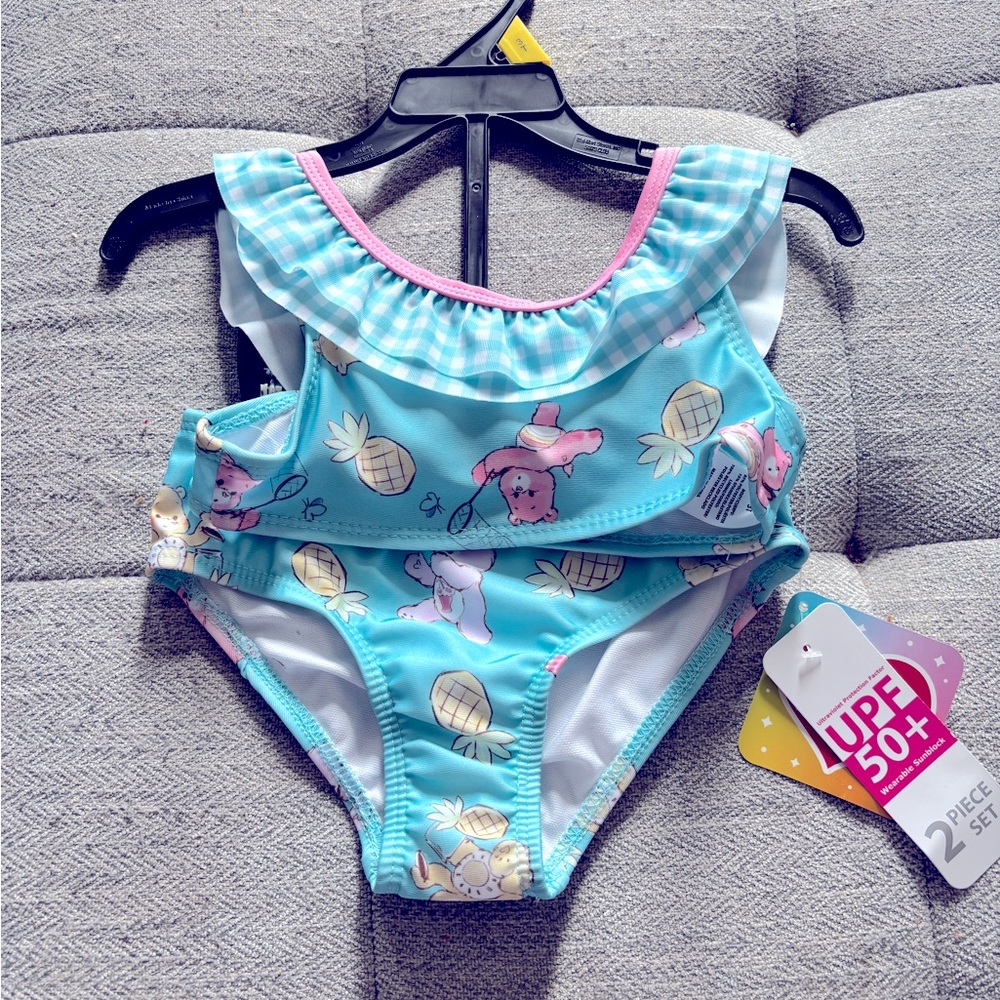 Care Bear 2- pc Swimsuit Various Sizes